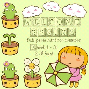 welcome spring poster