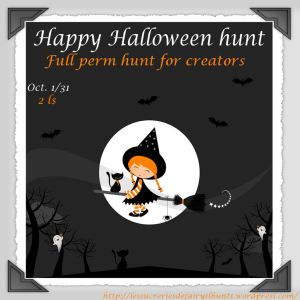 Happy Halloween hunt poster